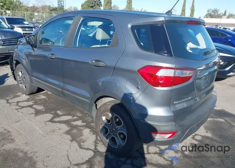 2018 Ford Ecosport S from USA, damaged, VIN MAJ6P1SL3JC205529